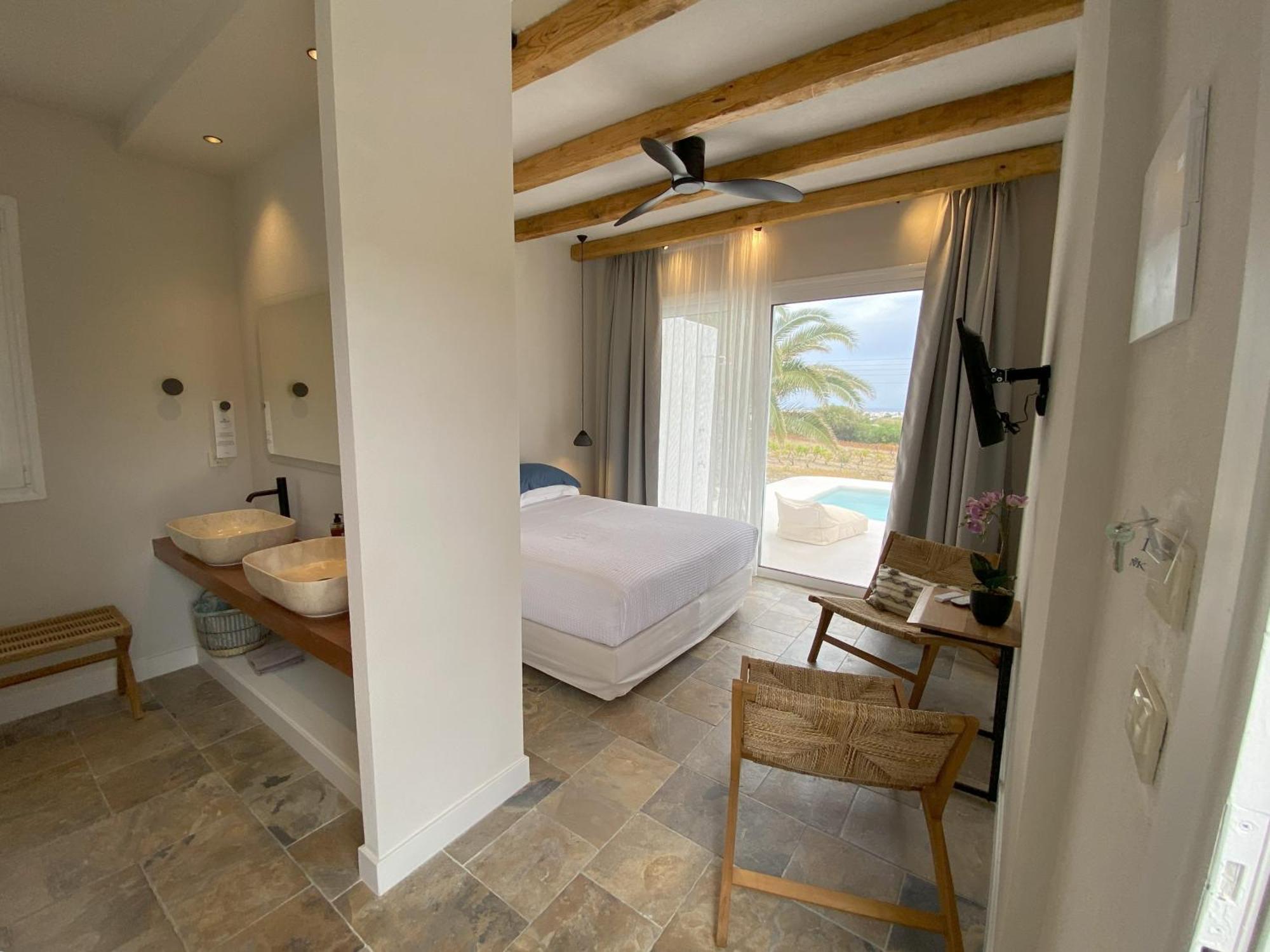Kostantakis Winery Estate Guest House Pollonia Bagian luar foto